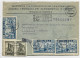 POLAND POLSKA 13ZTX3+17ZTX2 LETTRE COVER AVION REC WARSZAWA 1946 TO HELVETIA - Lettres & Documents