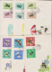 POLAND 1961 WARSZAWA FDC  Covers Fauna Insects - Cartas & Documentos