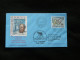 Lettre Premier Vol First Flight Cover Roma Frankfurt Lufthansa Aerogramme Vatican 2000 - Ganzsachen