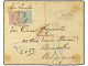 COLONIAS ESPAÑOLAS: CUBA. 1895. MATANZAS A BRUSELAS. 5 Cts. Verde, 10 Cts. Carmín. Marca Ovalada CERTIFICADO/MATANZAS. P - Other & Unclassified