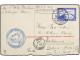 CUBA. 1929 (16-V). ALEMANIA A LA HABANA. Circulada Con Sello Alemán De 2 Mk Azul Por GRAF ZEPPELIN Hasta New York Y De A - Otros & Sin Clasificación