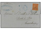 ANTILLAS DANESAS. 1867. Letter Sent From ST. THOMAS BRITISH POST OFFICE To GUADELOUPE, Franked With 4d Tied By C51 Horiz - Sonstige & Ohne Zuordnung