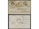 FRANCIA. 1870-71. FRANCO PRUSSIAN WAR. 2 Covers With SERVICE DE LA FLOTTE / AVISO A VAPEUR AJACCIO And AVISO D'ESTREES. - Other & Unclassified