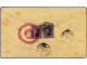 HONDURAS. 1893(Nov 18). USA 2c Colombian Stationery Envelope Sent Registered To Paris With 1893 Columbus 6c And 15c Tied - Autres & Non Classés