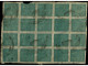 ° NEPAL. 1924. 4 Annas Esmerald, Late Printing. Block Of Twenty Stamps Inverted Cliche Pos. 54 With Telegraphic Cancel.  - Altri & Non Classificati