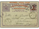 PANAMA. 1892 (April 18). 1891 1 1/2 On 2d Violet Postal Stationery Postcard With Red UNIVERSAL POSTAL UNION Surcharge, F - Other & Unclassified