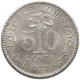 CEYLON 50 CENTS 1922 George V. (1910-1936) #t024 0091 - Sri Lanka