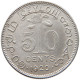 CEYLON 50 CENTS 1920 George V. (1910-1936) #t022 0715 - Sri Lanka