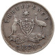 AUSTRALIA THREEPENCE 3 PENCE 1924 George V. (1910-1936) #t023 0319 - Threepence