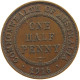 AUSTRALIA HALFPENNY 1916 George V. (1910-1936) #t023 0357 - ½ Penny
