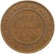 AUSTRALIA HALFPENNY 1927 George V. (1910-1936) #t023 0371 - ½ Penny