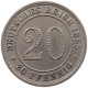 KAISERREICH 20 PFENNIG 1888 A  #t029 0161 - 20 Pfennig