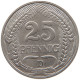 KAISERREICH 25 PFENNIG 1909 D  #t029 0191 - 25 Pfennig