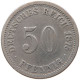 KAISERREICH 50 PFENNIG 1875 F  #t029 0229 - 50 Pfennig