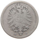 KAISERREICH 50 PFENNIG 1876 D  #t029 0243 - 50 Pfennig