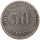 KAISERREICH 50 PFENNIG 1877 H  #t029 0245 - 50 Pfennig