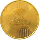 HUNGARY 200 FORINT 2009 GOLD PLATED #t027 0297 - Hongrie