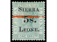 * SIERRA LEONA. 1884. 5 S. On 1 S. Green. Yv. 17 Var. SG.22 Var. Stanley Gibbons.225£. - Other & Unclassified