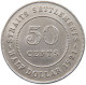 STRAITS SETTLEMENTS 50 CENTS 1921 George V. (1910-1936) #t019 0277 - Colonie