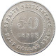 STRAITS SETTLEMENTS 50 CENTS 1920 George V. (1910-1936) #t019 0275 - Colonies