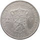 NETHERLANDS 2 1/2 GULDEN 1932 Wilhelmina 1890-1948 #t025 0009 - 2 1/2 Florín Holandés (Gulden)