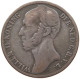 NETHERLANDS GULDEN 1847 WILLEM II. 1840-1849 #t027 0173 - 1840-1849: Willem II