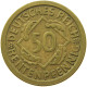 WEIMARER REPUBLIK 50 RENTENPFENNIG 1923 D  #t029 0213 - 50 Renten- & 50 Reichspfennig