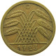 WEIMARER REPUBLIK 50 RENTENPFENNIG 1923 D  #t029 0213 - 50 Renten- & 50 Reichspfennig