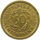 WEIMARER REPUBLIK 50 RENTENPFENNIG 1923 G  #t029 0219 - 50 Rentenpfennig & 50 Reichspfennig