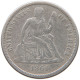 UNITED STATES OF AMERICA DIME 1861 SEATED LIBERTY #t022 0521 - 1837-1891: Seated Liberty (Libertà Seduta)