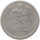UNITED STATES OF AMERICA DIME 1861 SEATED LIBERTY #t022 0521 - 1837-1891: Seated Liberty (Liberté Assise)