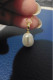 Neuf - Collier Pendentif Perle D'eau Douce Blanc Nacré Sur Chaîne En Plaqué Or - Halsketten