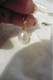 Neuf - Collier Pendentif Perle D'eau Douce Blanc Nacré Sur Chaîne En Plaqué Or - Necklaces/Chains