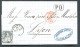 RC 26707 SUISSE 1867 - 30c SUR LETTRE DE THALWEIL AVEC ENTRÉE SUISSE / LYON EN ROUGE POUR LA FRANCE TB - Cartas & Documentos