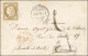 GC / N° 56 Sur Lettre Au Départ De Porrentruy Pour Nancy, Càd D'entrée Rouge SUISSE-DELLE / BESANCON, Taxe Tampon 5. 187 - 1871-1875 Ceres