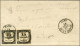 Càd CAEN / BOITE MOBILE Sur Lettre Non Affranchie Adressée Localement. Au Recto, Càd T 15 CAEN (13) / Timbre-taxe N° 3 P - 1859-1959 Covers & Documents