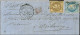 Etoile 27 / N° 30 + 37 Càd PARIS / GROS CAILLOUX 5 DEC. 70 Sur Lettre Adressée à Un Prisonnier à Dribourg Sans Càd D'arr - Guerre De 1870