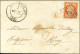 PC 2429 / N° 5 Orange Vif Belles Marges Càd T 13 PHALSBOURG (52) Sur Lettre Pour Huy (Belgique). 1854. - TB / SUP. - R. - 1849-1876: Période Classique