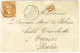 Càd PARIS (60) / N° 16 Orange Vif Belles Marges Sur Lettre Pour Turin. 1862. - TB / SUP. - 1849-1876: Période Classique