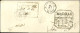 PC 601 / N° 18 Càd T 15 CANNES (78) Sur Lettre Avec Texte Pour Calicut Côte De Malabar, Réexpédiée à Coimbatore. Au Vers - 1849-1876: Classic Period