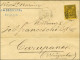 Càd BORDEAUX (32) 19 JUIL. 80 / N° 93 Sur Lettre Pour Carupano Au Tarif Du 1er Janvier 1880. Ce Tarif N'a Duré Que Du 1e - 1849-1876: Classic Period