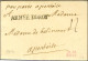 ARMEE DU ROY (N°SA37) Sur Lettre Avec Texte Daté Du 6 Juillet 1744 Pour Pontoise. - SUP. - R. - Marques D'armée (avant 1900)