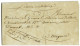 Contreseing De Franchise Manuscrit '' Le Gal Chef / Major Gal '' Sur Lettre Datée Au Quartier Général De Mayence Le 30 N - Marques D'armée (avant 1900)