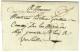 Lettre Avec Texte Daté De Chaussy Le 30 Mai 1781 Pour Versailles. Au Recto, Taxe 4 Annulée Et Mention Manuscrite '' Doit - Burgerlijke Brieven Zonder Portkosten
