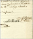 N° 25 / CAZERNE DE SEVE (S N° 9694b) + Cachet De Cire (S N° 9697) Sur Document Daté Du 14 Vendémiaire An 3 Signé Du Conc - 1701-1800: Vorläufer XVIII