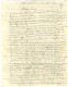 Lettre Avec Texte D'un Prisonnier Au Fort D'Aubervilliers Daté Du 18 Juillet 1848 Pour Paris. - TB. - 1801-1848: Precursors XIX