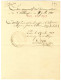 Cachet 1ère DIVISION MILITAIRE / MAISON / D'ARRET / PARIS Sur Lettre Avec Texte Daté De L'Abbaye Le 4 Juillet 1848 Signé - 1801-1848: Précurseurs XIX