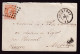 DDFF 518 - Enveloppe TP 33 COURTRAI 1871 Vers PLOERMEL - Marque D'échange Belge FRANCE OUEST 3 (Ambulant) - Officinas De Paso