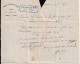 DDFF 519 - Lettre TP 33 COURTRAI 1872 Vers PARIS - Marque D'échange Belge FRANCE OUEST 3 (Ambulant) - Bureaux De Passage