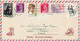Spain Air Mail Cover With A Lot Of Stamps Sent To France Rosas Gerona 30-8-1985 - Correo Urgente